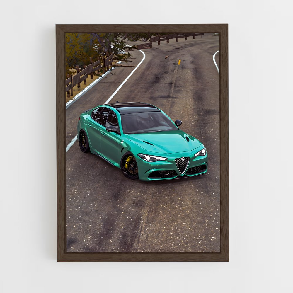 Poster Giulia Powerhouse – affiche Alfa Romeo (vue 5)
